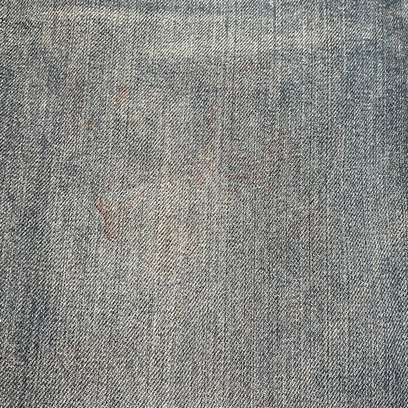 VTG Y2K Marc Jacobs Distressed Tattoo Spider Web Printed Blue Denim Jeans Sz 8 - Picture 12 of 12